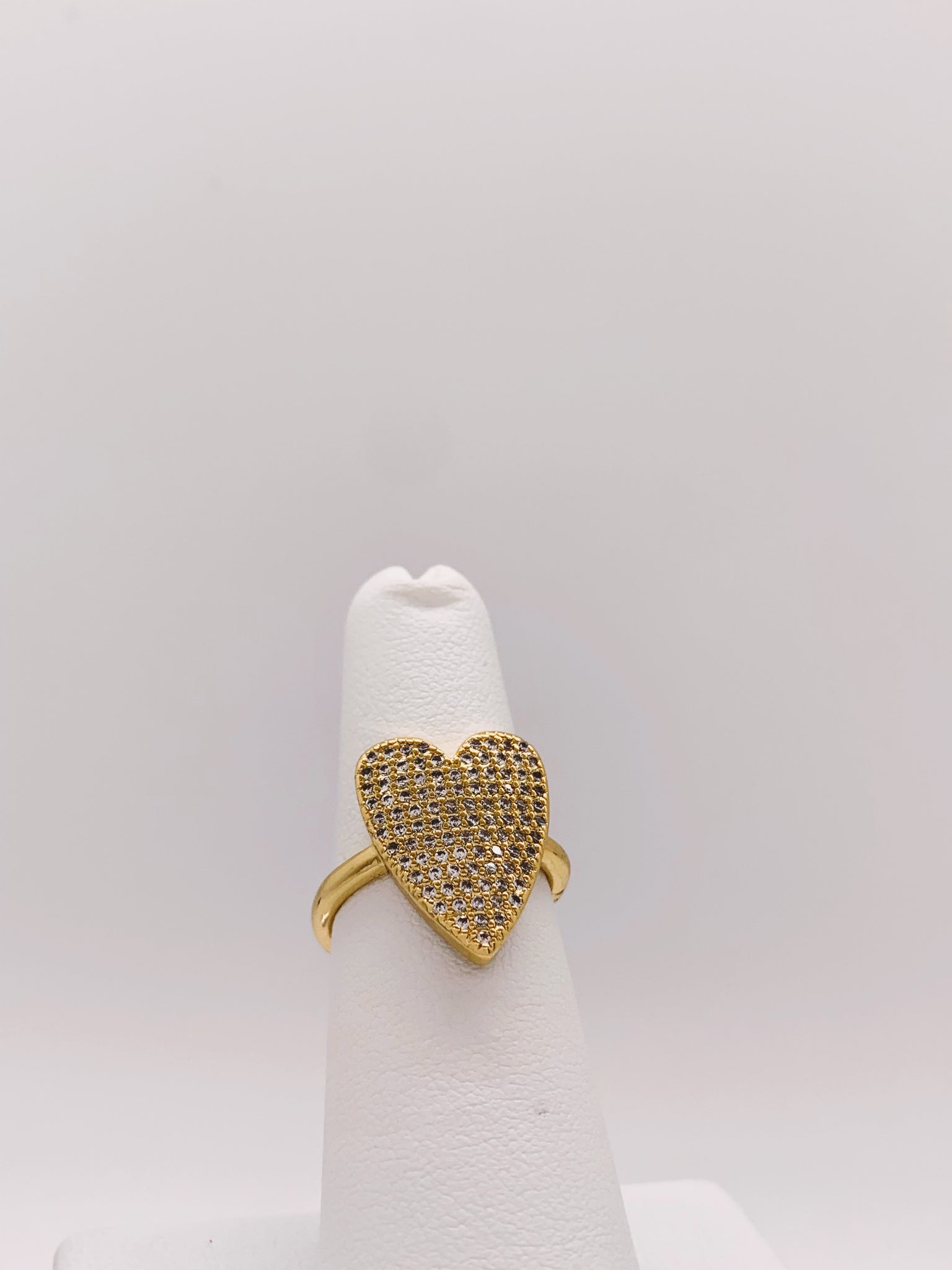 Anillo de Corazón Brillante