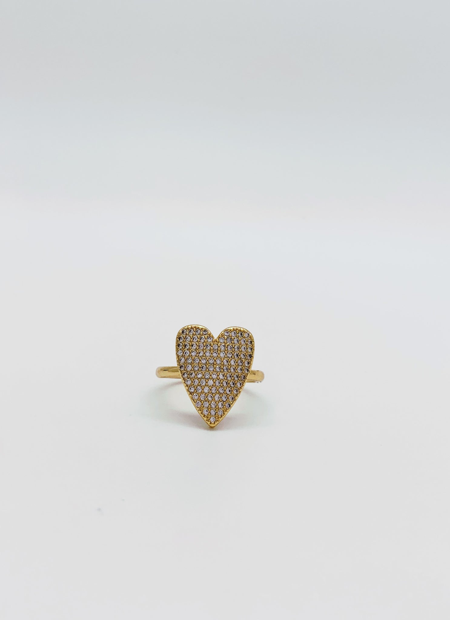 Anillo de Corazón Brillante