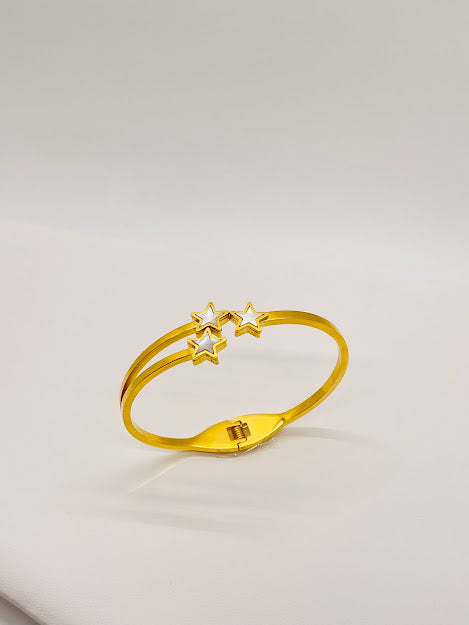 Brazalete Dura con Estrellas de Nácar